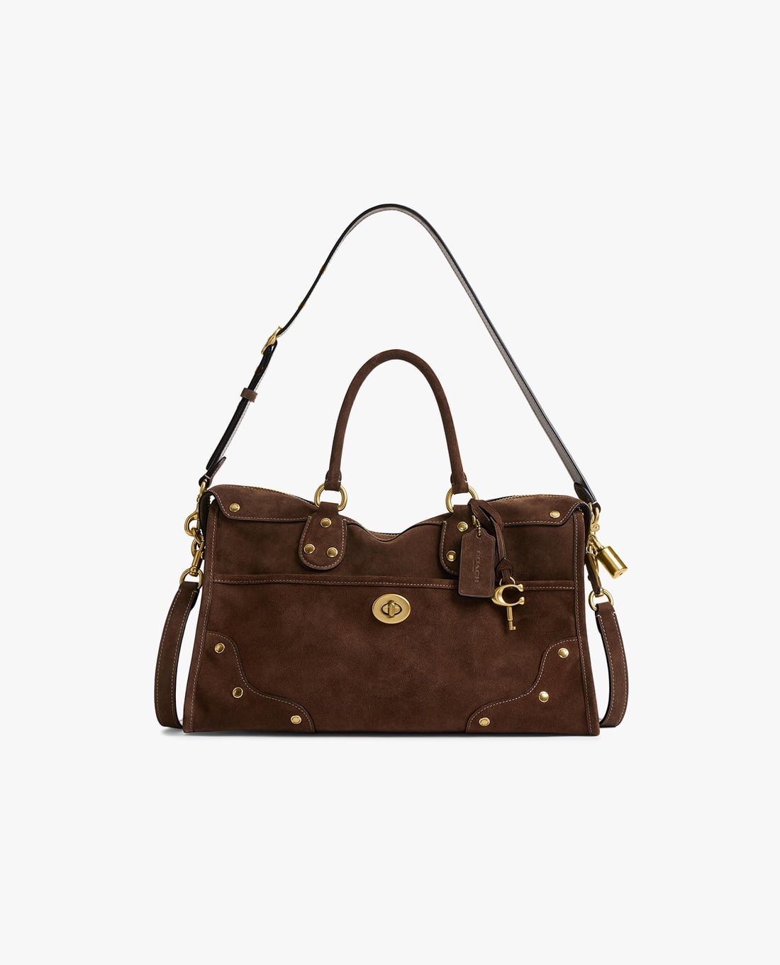 COACH - Túi đeo vai nữ phom chữ nhật Rhyder Satchel 38