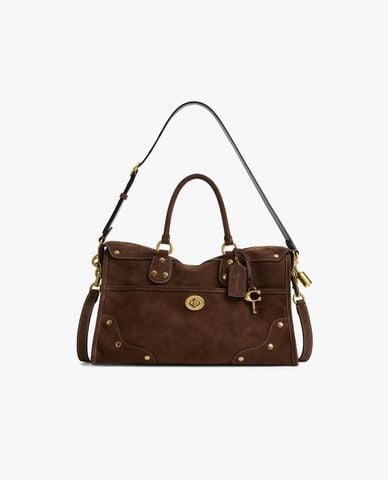  COACH - Túi đeo vai nữ phom chữ nhật Rhyder Satchel 38 