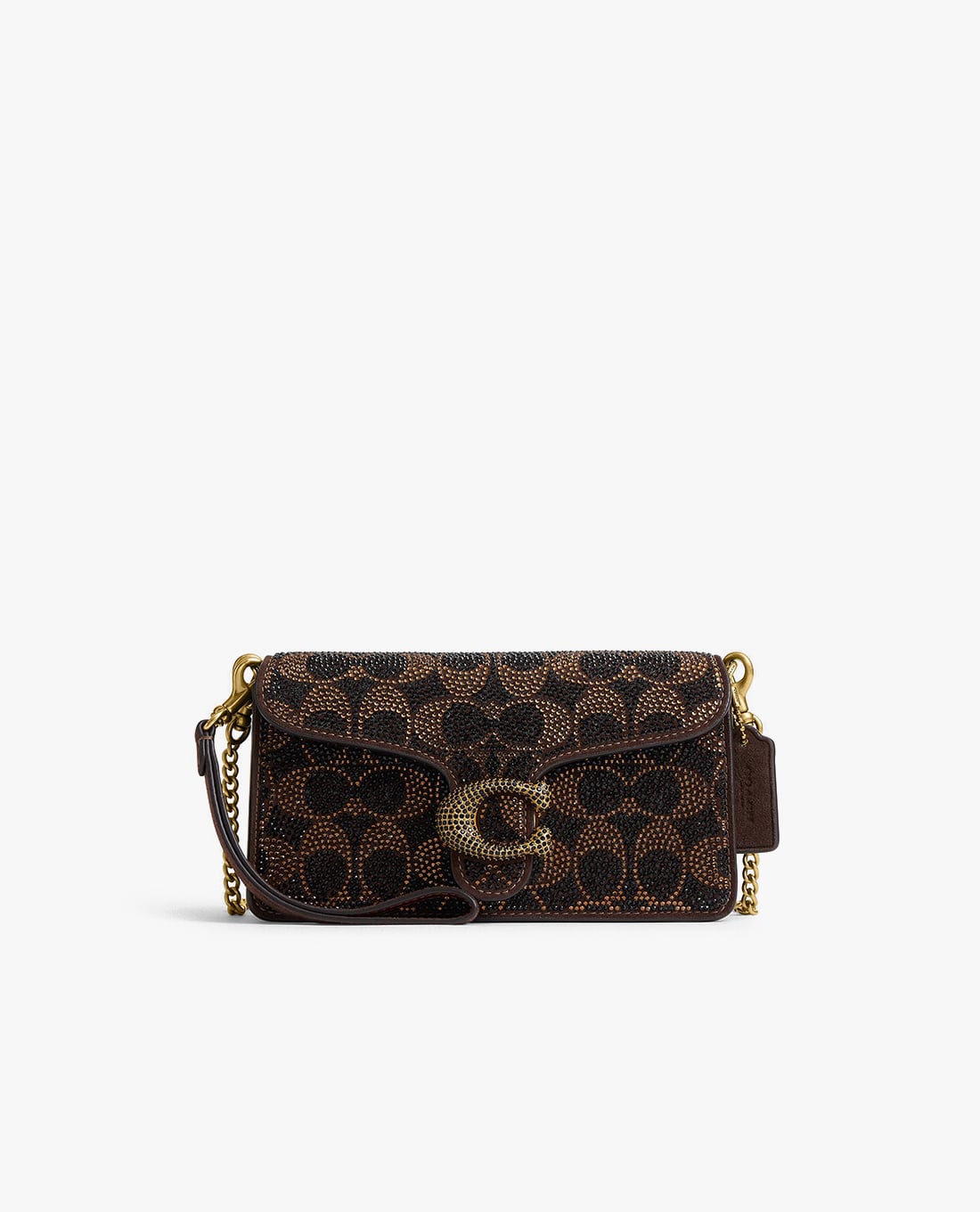 COACH - Túi đeo vai nữ nắp gập Tabby 26 In Crystal Signature