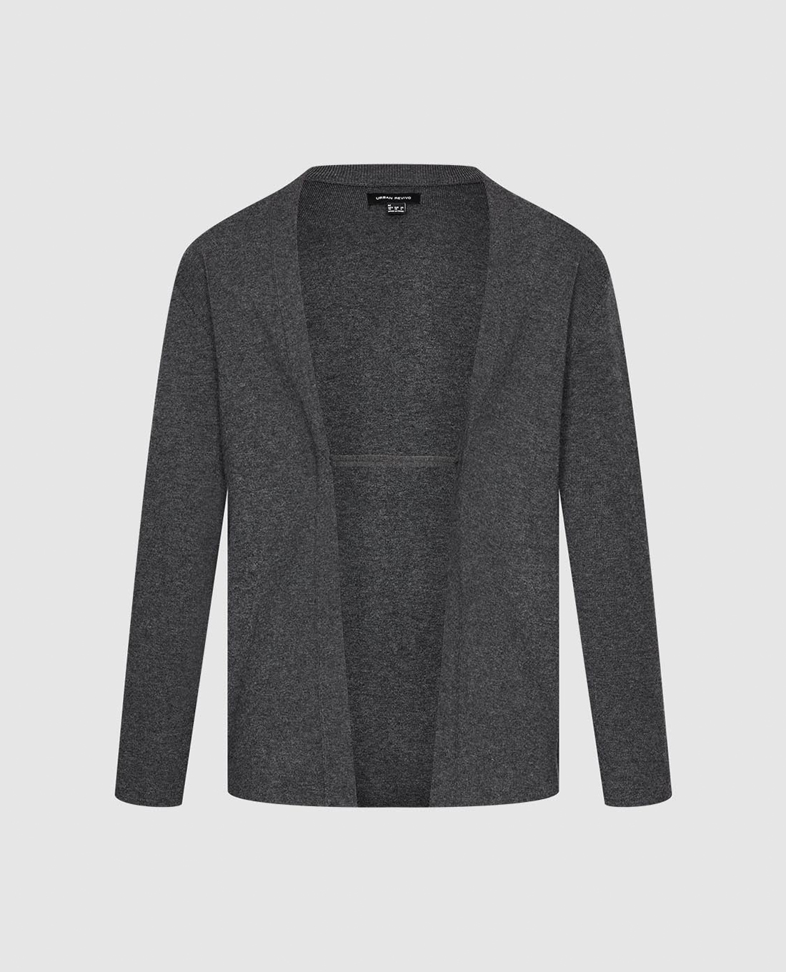 URBAN REVIVO - Áo khoác cardigan nam cổ V tay dài