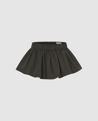  URBAN REVIVO - Chân váy xếp li mini lưng thun 