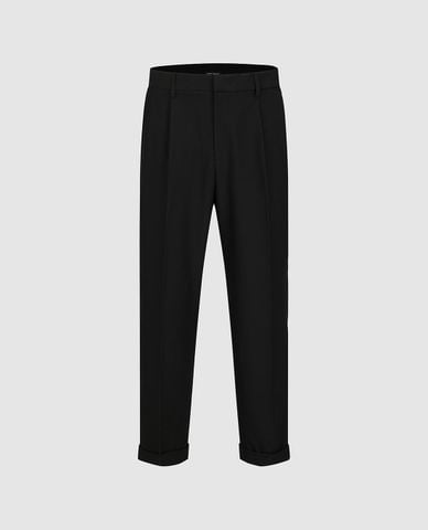  URBAN REVIVO - Quần nam ống đứng cổ điển 