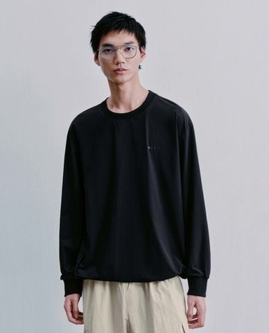  URBAN REVIVO - Áo sweatshirt nam cổ tròn tay dài 