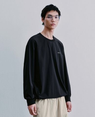  URBAN REVIVO - Áo sweatshirt nam cổ tròn tay dài 