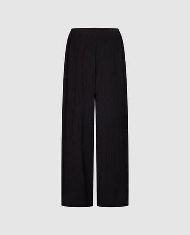  URBAN REVIVO - Quần nữ ống rộng xếp ly 