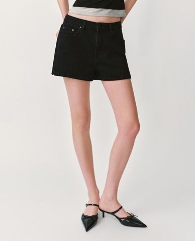  URBAN REVIVO - Quần short jeans nữ hiện đại 