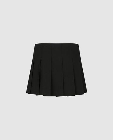  URBAN REVIVO - Chân váy xếp li mini khoá gài 