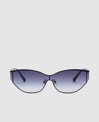  URBAN REVIVO - Kính mát nam gọng mắt mèo hiện đại 