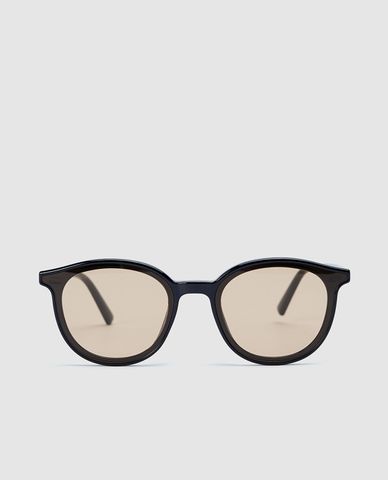  URBAN REVIVO - Kính mát nam gọng tròn cổ điển 