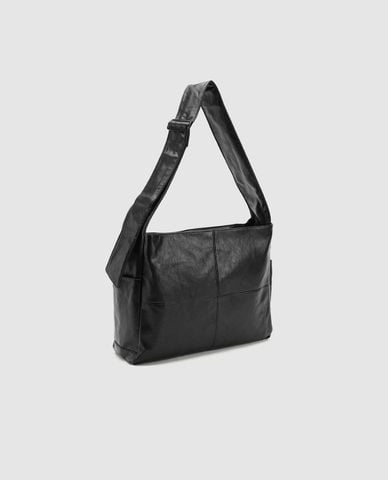  URBAN REVIVO - Túi đeo chéo nam hình vuông hiện đại 