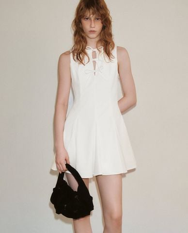  URBAN REVIVO - Túi xách nữ hình bán nguyệt đính sequin 