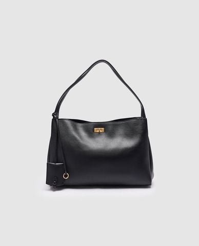  URBAN REVIVO - Túi đeo vai nữ phom chữ nhật khoá xoay 