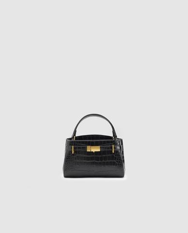  URBAN REVIVO - Túi xách nữ hình thang cổ điển 