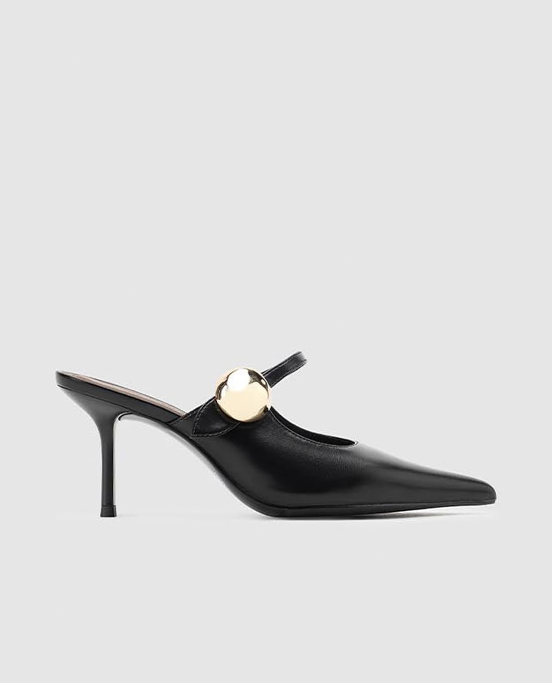 URBAN REVIVO - Giày mules cao gót nữ mũi nhọn