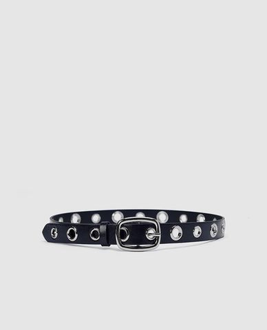  URBAN REVIVO - Thắt lưng nữ đục lỗ bản nhỏ 