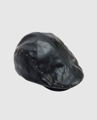  URBAN REVIVO - Nón beret nữ đính đinh tán 