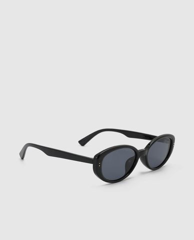 URBAN REVIVO - Kính mát nữ gọng oval bản dày 