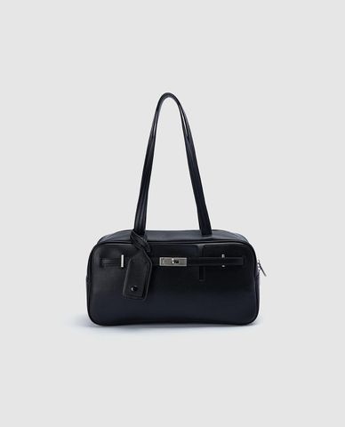  URBAN REVIVO - Túi đeo vai nữ phom chữ nhật khóa xoay 