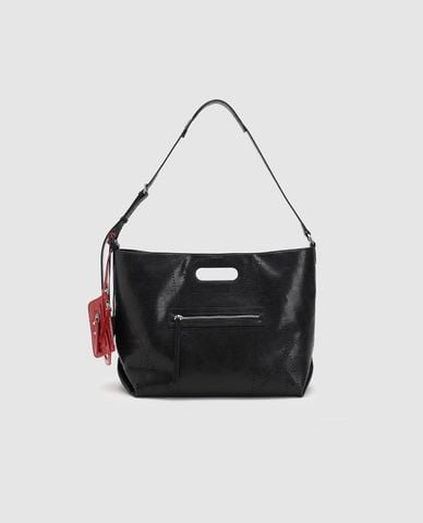  URBAN REVIVO - Túi đeo vai nữ phom chữ nhật phối charm 