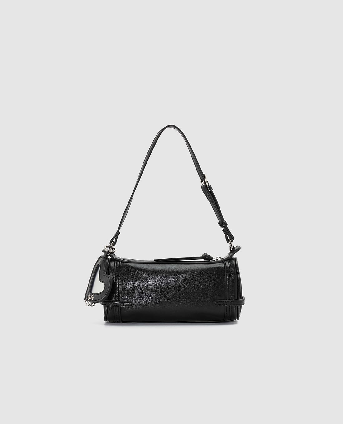 URBAN REVIVO - Túi đeo vai nữ dáng dài phối charm gương