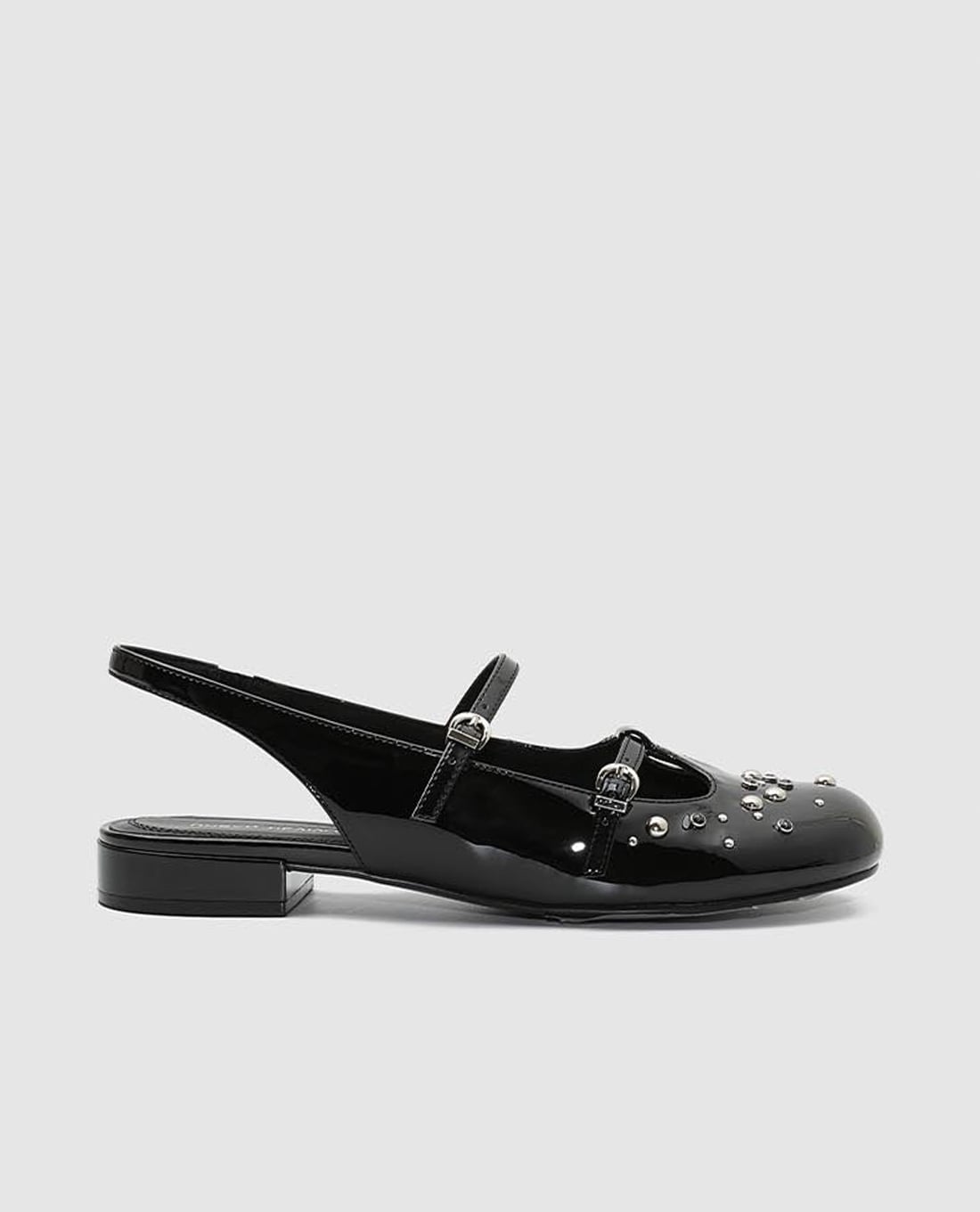 URBAN REVIVO - Giày sandals cao gót nữ đế thấp mũi tròn