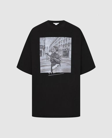  URBAN REVIVO - Áo thun nam cổ tròn tay ngắn Printed 