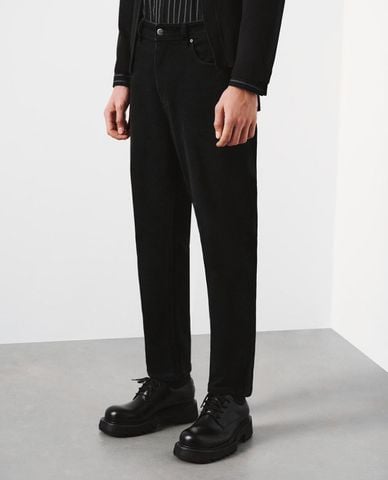  URBAN REVIVO - Quần jeans nam ống đứng thanh lịch 