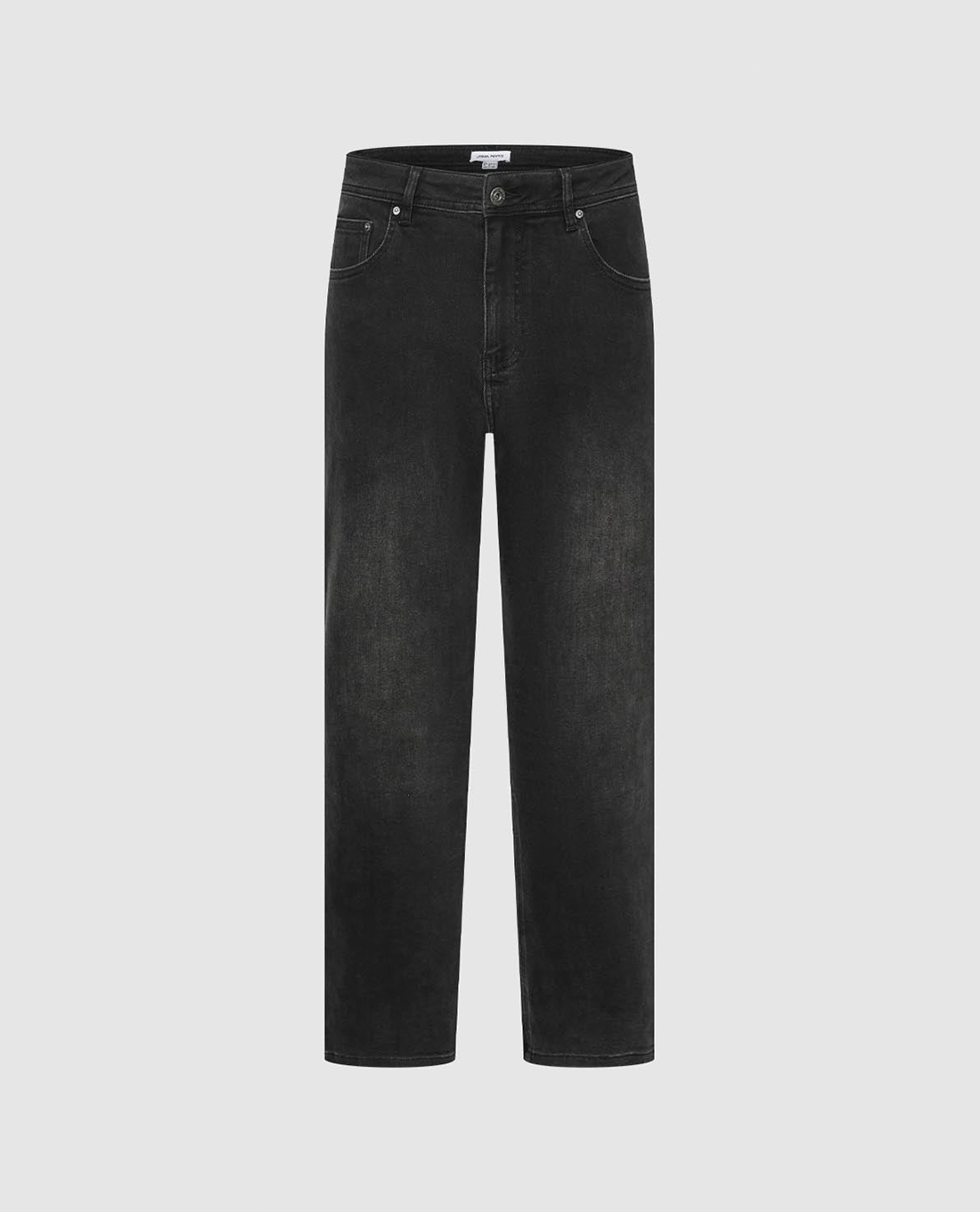 URBAN REVIVO - Quần jeans nam ống đứng cổ điển
