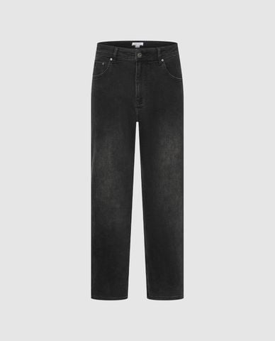  URBAN REVIVO - Quần jeans nam ống đứng cổ điển 