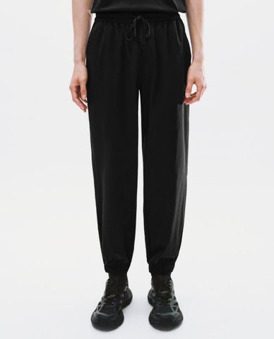  URBAN REVIVO - Quần jogger nam lưng thun phối dây rút 