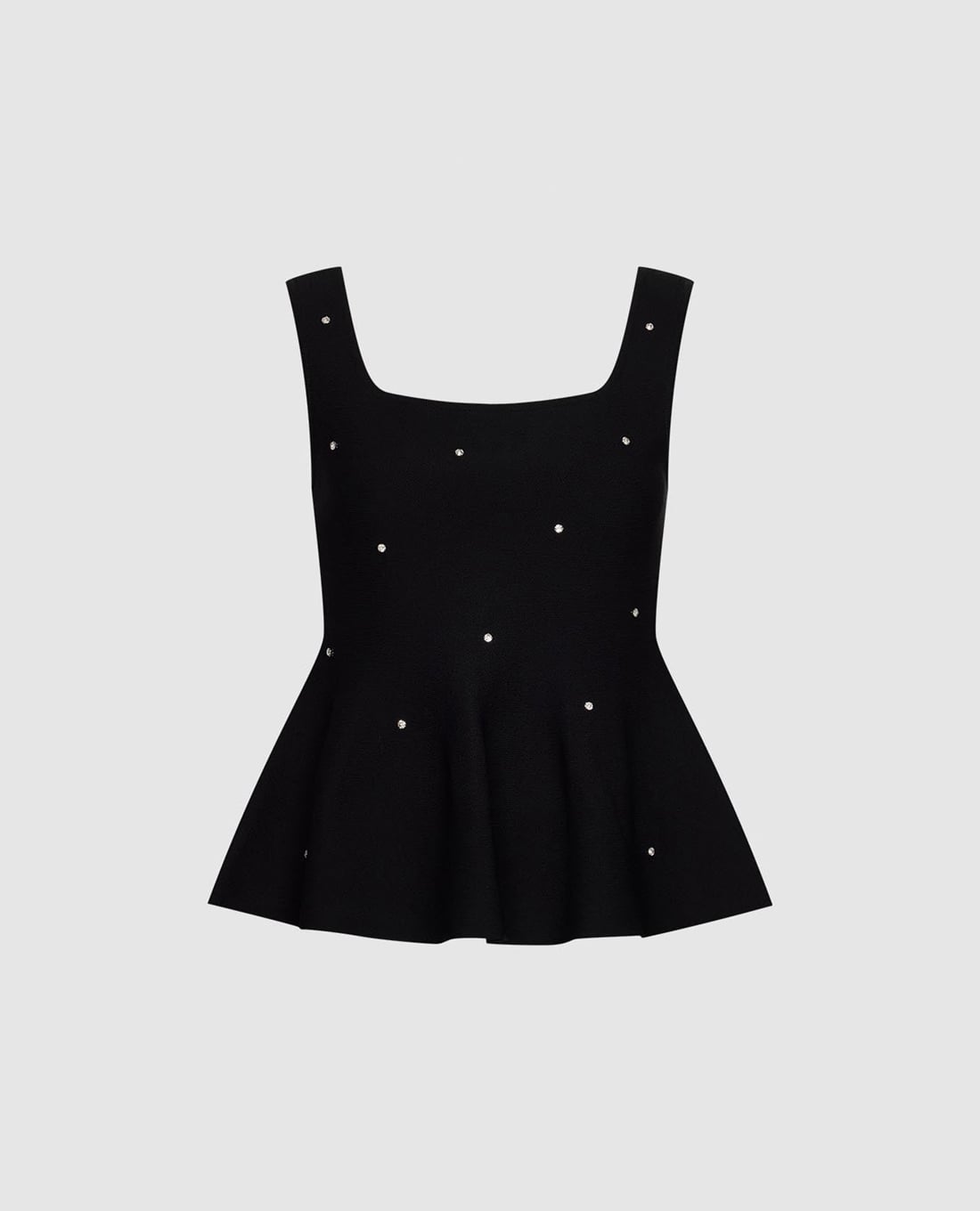 URBAN REVIVO - Áo hai dây nữ cổ vuông đính đá