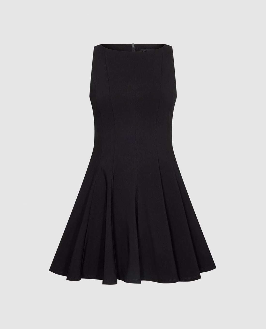 URBAN REVIVO - Đầm sát nách mini cổ thuyền dáng xòe