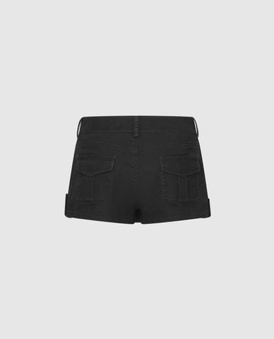  URBAN REVIVO - Quần short giả váy nữ phối túi 