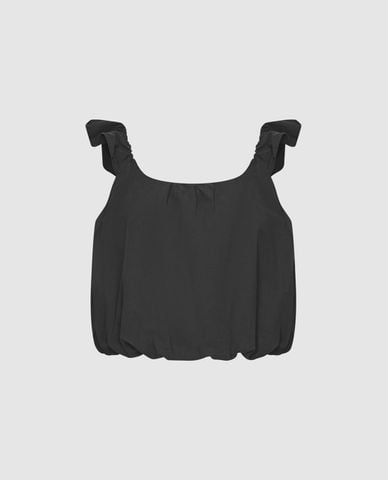  URBAN REVIVO - Áo hai dây nữ bản rộng cổ vuông 