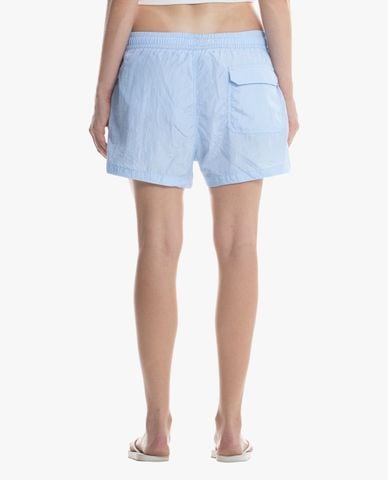  STRESSMAMA - Quần short unisex ống rộng thêu logo 