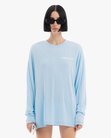  STRESSMAMA - Áo thun unisex cổ tròn tay dài Hôtel Mama 