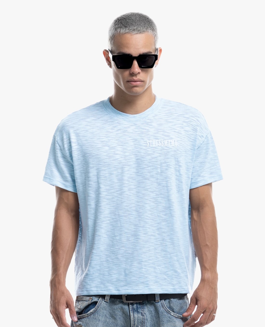 STRESSMAMA - Áo thun unisex cổ tròn tay ngắn Summer 26 Icy