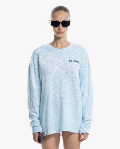  STRESSMAMA - Áo thun unisex cổ tròn tay dài Splatter 