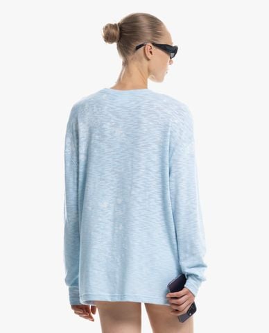  STRESSMAMA - Áo thun unisex cổ tròn tay dài Splatter 
