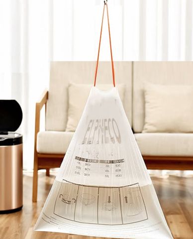 ELPHECO - Túi rác dày cỡ lớn gồm 15 túi/cuộn (30-40L) 