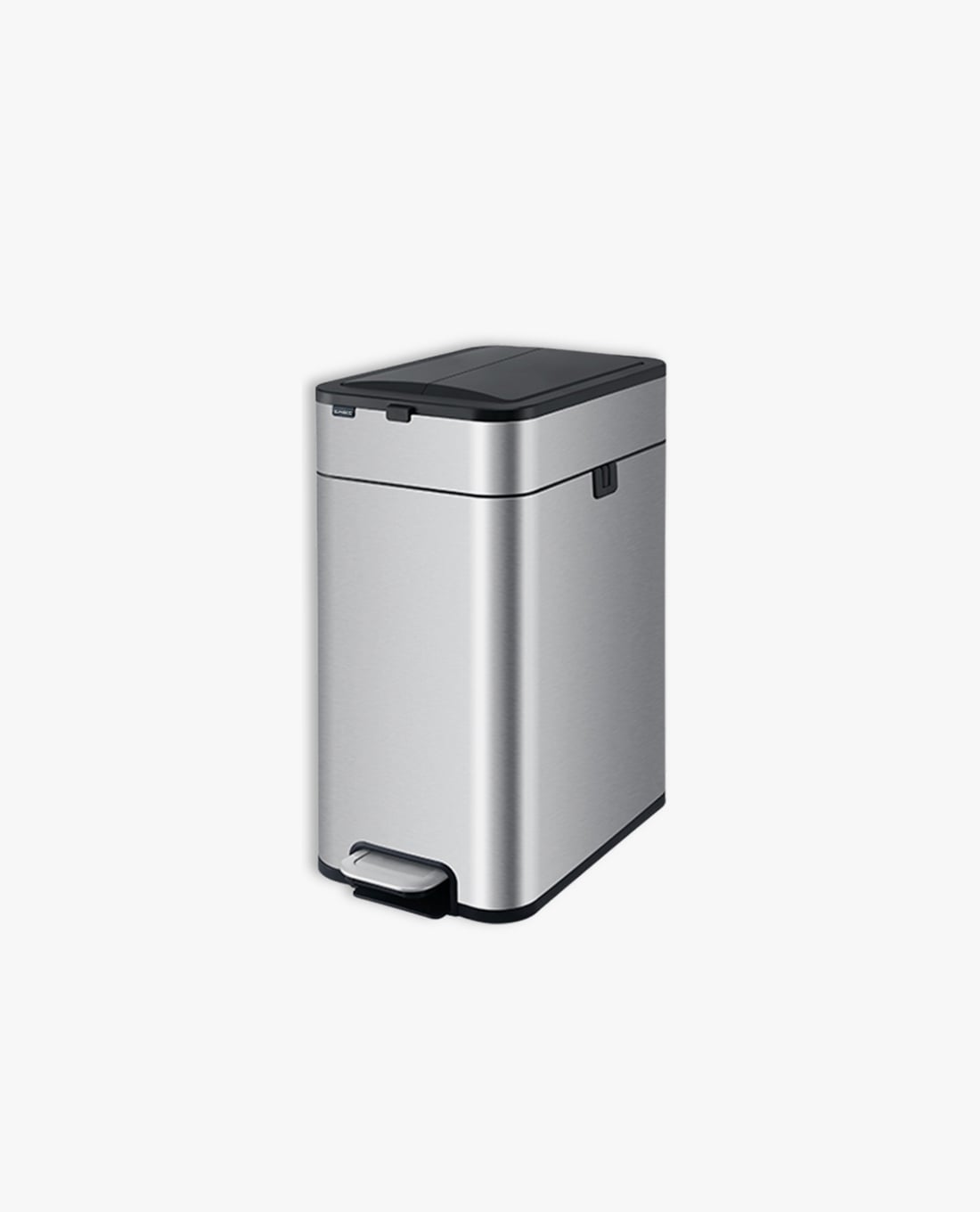 ELPHECO - Thùng rác đạp chân mở hai cánh 30L