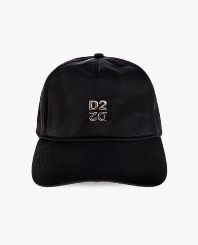  DSQUARED2 - Nón bóng chày nam đính logo kim loại 