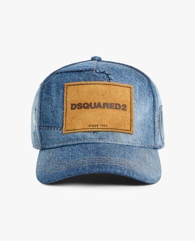  DSQUARED2 - Nón bóng chày nam phối patch 