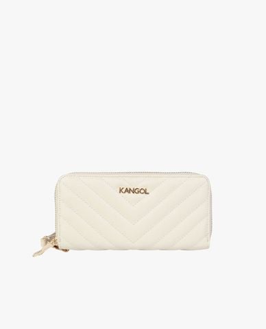  KANGOL - Ví nữ dáng dài phom chữ nhật chần bông 