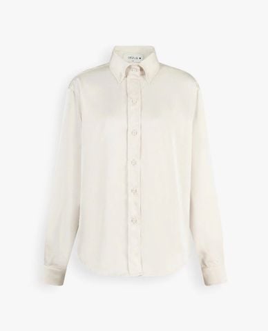  DEZUS - Áo sơ mi nữ cổ bẻ tay dài thanh lịch Sillay 