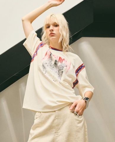  DEZUS - Quần jeans nữ ống rộng lưng cao Working 