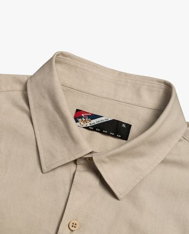  BEVERLY HILLS POLO CLUB - Áo sơ mi nam cổ bẻ tay ngắn thêu logo 