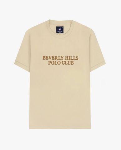  BEVERLY HILLS POLO CLUB - Áo thun nam cổ tròn tay ngắn thêu logo 