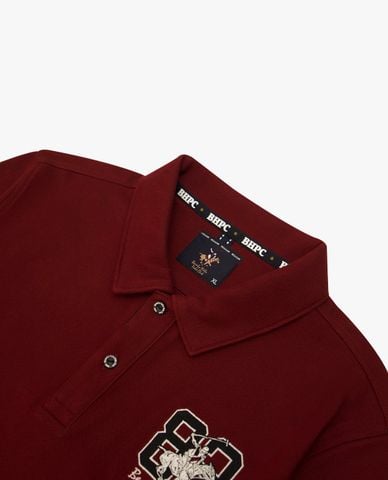  BEVERLY HILLS POLO CLUB - Áo polo nam cổ bẻ tay ngắn thêu logo 