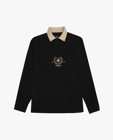  BEVERLY HILLS POLO CLUB - Áo sweatshirt nam cổ bẻ tay dài 